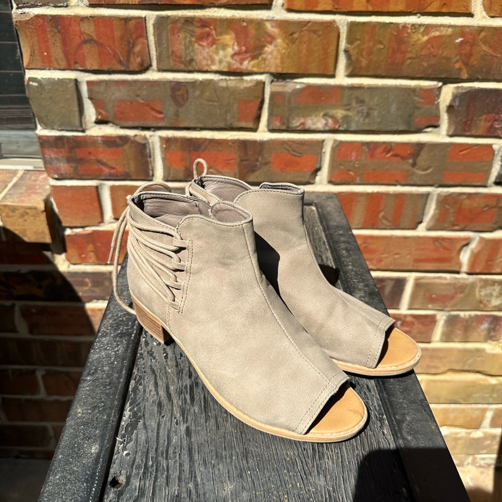 Open Toe Booties